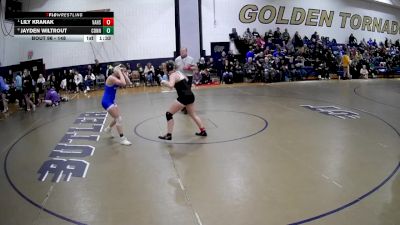 148 lbs Quarterfinal - Lily Kranak, Valley Hs vs Jayden Wiltrout, Connellsville