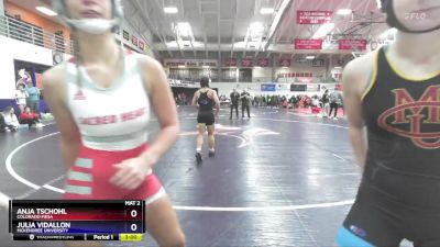 123 lbs Cons. Round 6 - Julia Vidallon, McKendree University vs Anja Tschohl, Colorado Mesa
