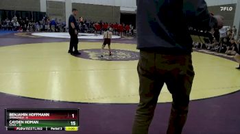 55 lbs Placement (4 Team) - Cayden Homan, F/MCC vs Benjamin Hoffmann, Springfield
