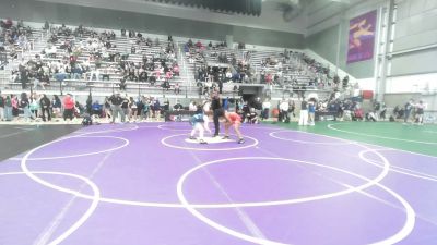 59 kg Cons. Quarters - Me'kala James, RWC (Rams Wrestling Club) vs Abigail Mozden, Samurai Wrestling Club