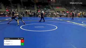 120 lbs Quarterfinal - Eli Homan, Purler vs Mario Carini, Poway Elite