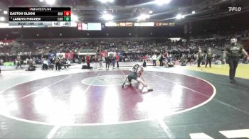 120 lbs Cons. Semi - Landyn Fincher, Elgin vs Easton Olson, Riverton
