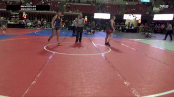 186/200 Semifinal - Madilyn Juelke, Miles City Wrestling Club vs Scarlett Hoiness, Laurel Matburners
