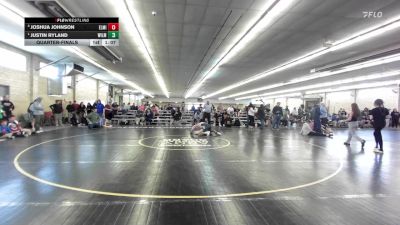 171 lbs Quarterfinal - Joshua Johnson, Elmira vs Justin Ryland, Wilmington