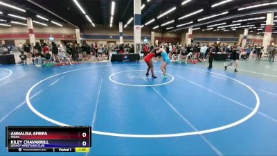 170 lbs Semifinal - Annalisa Afrifa, Texas vs Kiley Chavarrill, Legacy Wrestling Club