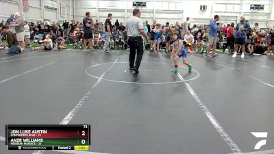 76 lbs Round 6 (8 Team) - Jody Shuler, Contenders Blue vs Eli Gray, Meridian Maniacs