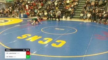 160 lbs Qtr-finals - Michael Lawrence, Chartiers Valley vs Maclane Miller, Pine Richland
