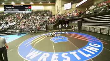 5A 138 lbs Champ. Round 1 - Clayton Morrill, Payson vs Sam Allen, Box Elder