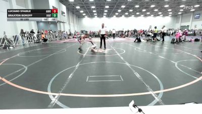 85 lbs Rr Rnd 2 - Luciano Stabile, All American Wrestling Club Red - EL vs Braxton Boroff, 84 Athletes - EL