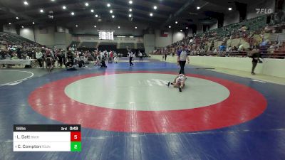 55 lbs Semifinal - Liam Gatt, Backyard Brawlers Wrestling Club vs Chase Compton, Roundtree Wrestling Academy