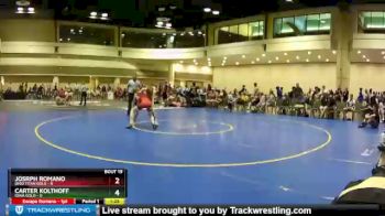 120 lbs Round 5 (8 Team) - Josrph Romano, Ohio Titan Gold vs Carter Kolthoff, Iowa Gold