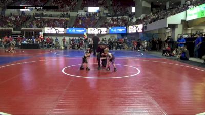 37 lbs Cons. Round 2 - Nash Kremer, Butte Wrestling Club vs Matthew Verdin, Hettinger