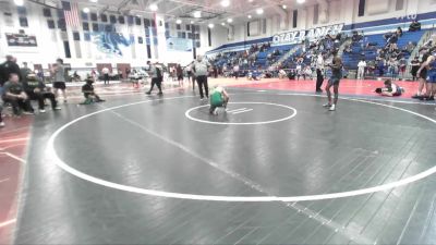 132 lbs Quarterfinal - Demarcus Bailey, Lincoln vs Ethan Vinoray, Patrick Henry