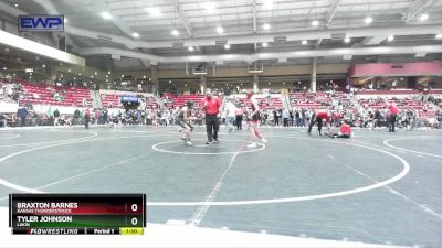 90 lbs Cons. Round 1 - Braxton Barnes, Kansas Thunderstruck vs Tyler Johnson, Lakin