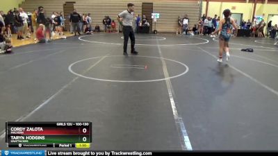 100-130 lbs Round 2 - Cordy Zalota, Malvern vs Taryn Hodgins, Unattached