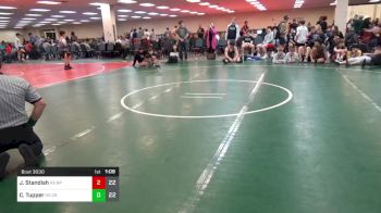 195 lbs Rr Rnd 4 - James Standish, Bethel Park HS vs Colton Tupper, CRWC HS