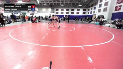 235 lbs Round 1 - Karla Padilla, University Of The Cumberlands vs Mackenzie Arends, Hawkeye Community College