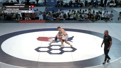 150 lbs Cons. Sub-semis - Samson McKissick Staley, New York vs Austin Collins, Colorado