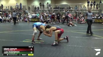 120 lbs Semis & 1st Wrestleback (8 Team) - Luke Munsterman, American Gladiators vs Izrael Canales, Metro All Stars