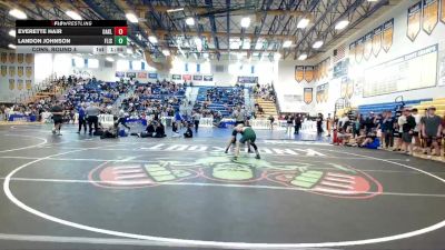 126 lbs Cons. Round 4 - Everette Hair, Oakleaf vs Landon Johnson, Fleming Island