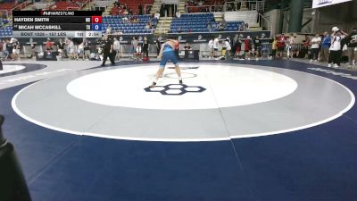 157 lbs Cons. Sub-rd Of 64 - Hayden Smith, North Carolina vs Micah McCaskill, Texas