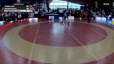 43kg Round 1 - Aamina Ajaz, Windsor Wrestling Club vs Iraabir Sooch, Canadian Mal Wrestling