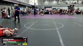 52 lbs Round 5 (8 Team) - Easton Wilson, 84 Athletes vs Bohdi Tsikerdanos, Revival