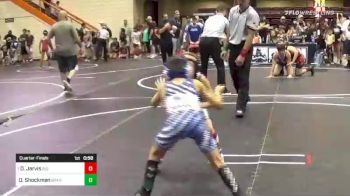 62 lbs Quarterfinal - Damien Jarvis, Big Cat WC vs Owen Shockman, Braham Warriors