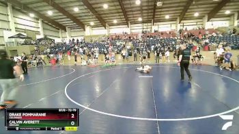 72-79 lbs Round 1 - Drake Pommarane, Colorado vs Calvin Averett, Oregon