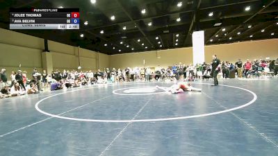 125 lbs Cons. Semis - Jolee Thomas, OK vs Ava Belvin, OK