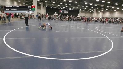 45 lbs Cons. Sub-quarters - Roman Taylor, Greater Heights Wrestling Club vs Cole Terrell, Shelton Wrestling Academy