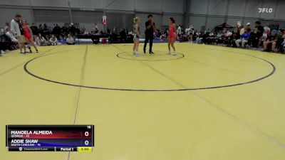 100 lbs Round 3 (4 Team) - Manoela Almeida, Georgia vs Addie Shaw, South Carolina