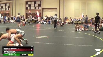155 lbs Quarterfinals (8 Team) - Jayden Medina, Pro Ex/Prestige vs Jeremy Marsella, Jersey Elite