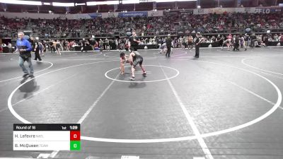 85 lbs Round Of 16 - Hercules Lefevre, Mat Rats Wrestling Club vs Bryson Lightning McQueen, Team Oklahoma