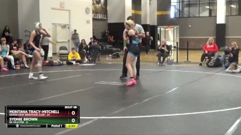 130 lbs Round 6 (16 Team) - Montana Tracy-Mitchell, Grand View Wrestling Club vs Sydnie Brown, NE Valkyrie