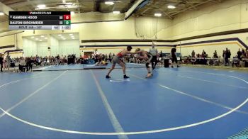157 lbs Quarterfinal - Kamden Hood, University Of Olivet vs Dalton Birchmeier, Cornerstone University