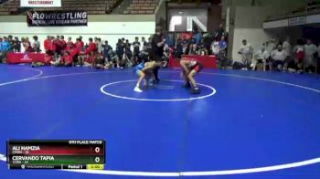 120 lbs Placement Matches (16 Team) - Ali Hamzia, CMWA vs Cervando Tapia, TCWA