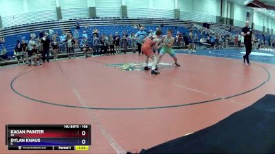 106 lbs Cons. Semi - Kagan Painter, PA vs Dylan Knaus, IL