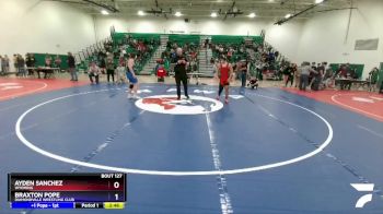 175 lbs Cons. Semi - Ayden Sanchez, Wyoming vs Braxton Pope, Diamondville Wrestling Club