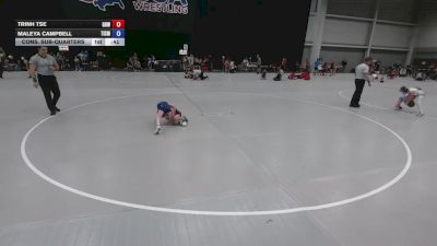 51-55.7 lbs Cons. Sub-quarters - Maleya Campbell, The Island City Misfits Elite Wrestling vs Trinh Tse, Greater Heights Wrestling