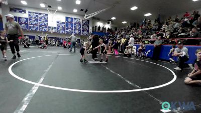 37 lbs Rr Rnd 4 - Jericho Ferguson, Blue Devil Wrestling vs Amos Boyd, Harrah Little League Wrestling