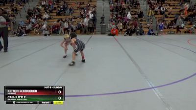 55 lbs Cons. Round 4 - Kipton Schroeder, MN Elite vs Cash Little, MN Elite Wrestling