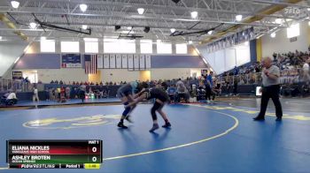 100 lbs Semifinal - Eliana Nickles, Vancleave High School vs Ashley Broten, Ocean Springs