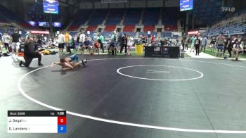 100 lbs 7th Place - Jordan Segal, New Jersey vs Gavin Landers, Iowa