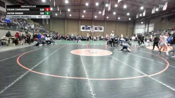 126 lbs Champ. Round 2 - Julian Candanosa, Klein vs Jacob Kinzer, Edmond North