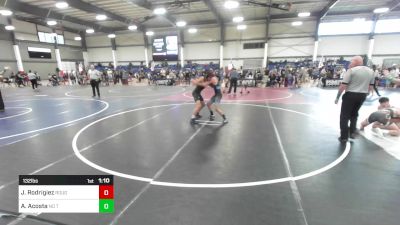 132 lbs Round Of 16 - Jakeb Rodrigiez, Rough Rider Wrestling vs Aaron Acosta, No Team