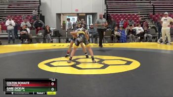 100 lbs Round 2 (8 Team) - Gabe Dickun, Steller Trained vs Colton Schultz, Team Gotcha