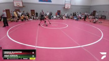 110 lbs Round 3 (8 Team) - Diego Morales, Cypress Wrestling Club vs Merrick Blackston, Big Dog Ranch