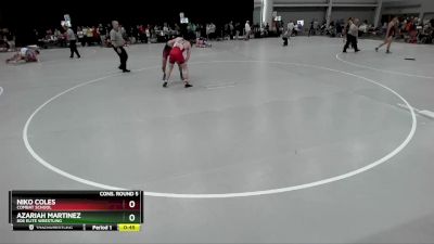 165 lbs Cons. Round 5 - Niko Coles, Combat School vs Azariah Martinez, 806 Elite Wrestling