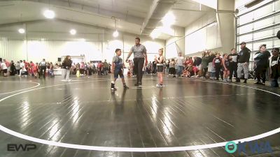 83 lbs Semifinal - Ember Bloxham, Salina Wrestling Club vs Dejuan Fields, Tulsa Blue T Panthers